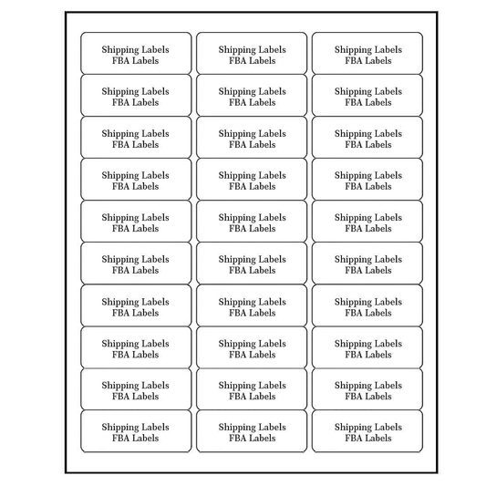 Address Labels for Inkjet Printers 1" x 2-5/8